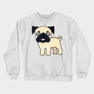 Kawaii Pug Crewneck Sweatshirt